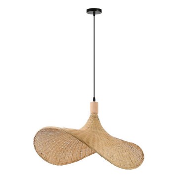 Immax 08289L - Luster na lanku SOMBRERO 1xE27/40W/230V pr. 70 cm ratan
