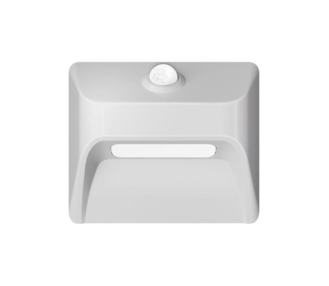 08308L - LED nabíjateľné schodové svietidlo so senzorom STEP LIGHT 0,3W/3,7V 2200 mAh IP53 biela 08308L