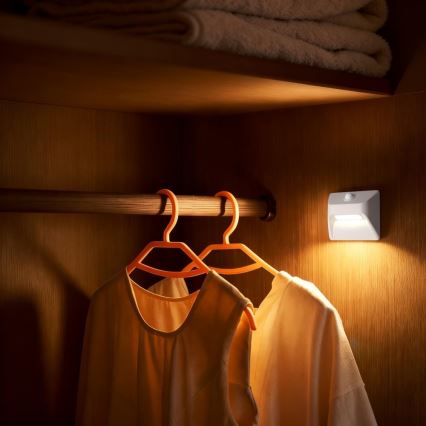 Immax 08308L - LED nabíjacie schodiskové svietidlo so senzorom STEP LIGHT LED/0,3W/3,7V 2200 mAh IP53 biela