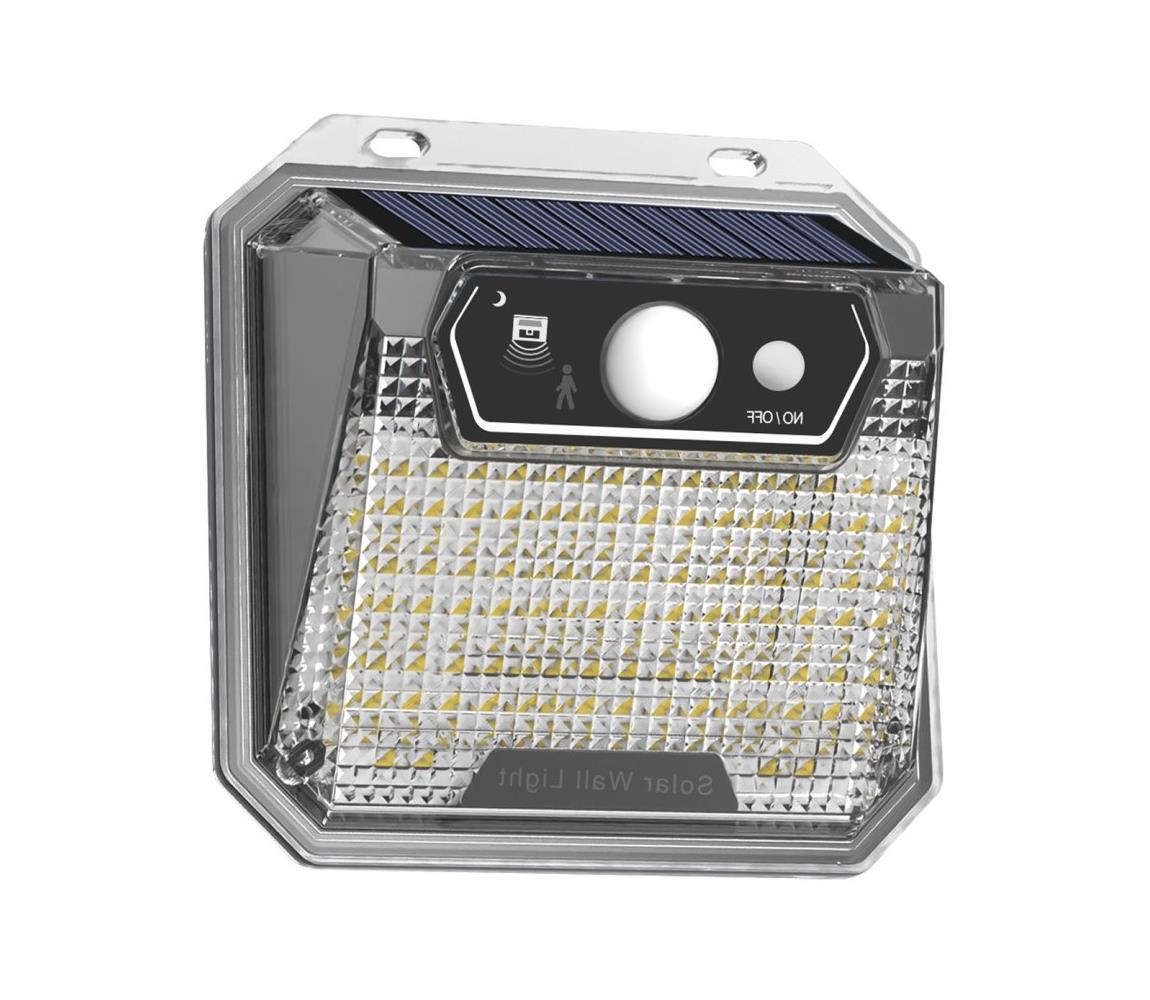 08485L - LED Solárne nástenné svietidlo so senzorom LED/3W/5,5V IP65
