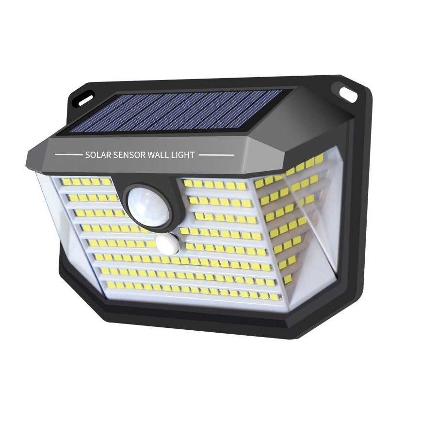 LED Solárne nástenné svietidlo so senzorom LED/4W/5,5V IP65