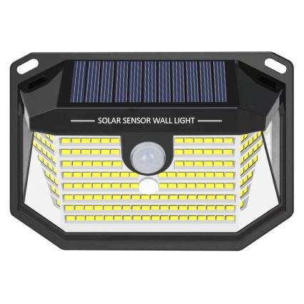 LED Solárne nástenné svietidlo so senzorom LED/4W/5,5V IP65