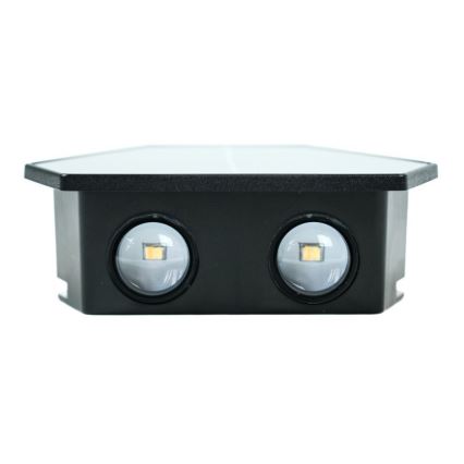 LED Solárne nástenné svietidlo so senzorom LED/2W/5V IP54 1300 mAh