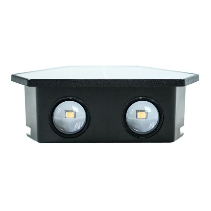 LED Solárne nástenné svietidlo so senzorom LED/2W/5V IP54 1300 mAh