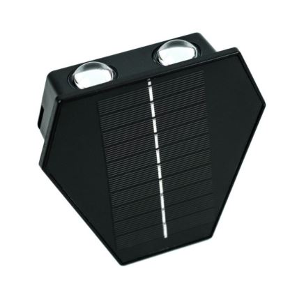 LED Solárne nástenné svietidlo so senzorom LED/2W/5V IP54 1300 mAh