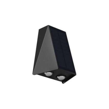LED Solárne nástenné svietidlo so senzorom LED/2W/5V IP54 1300 mAh