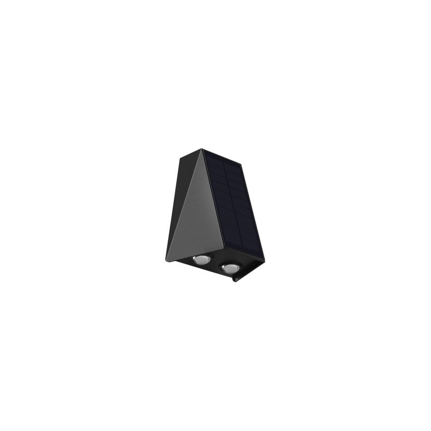 LED Solárne nástenné svietidlo so senzorom LED/2W/5V IP54 1300 mAh