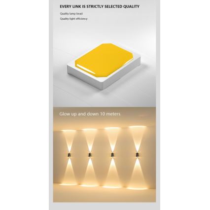 LED Solárne nástenné svietidlo so senzorom LED/2W/5V IP54 1300 mAh