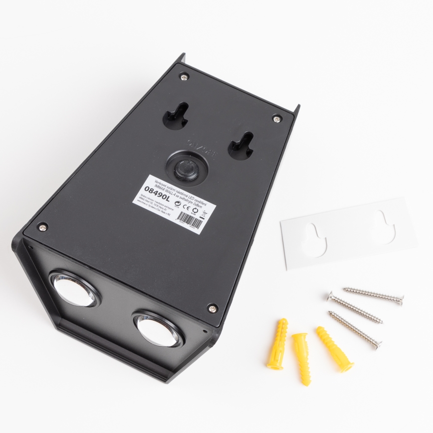 LED Solárne nástenné svietidlo so senzorom LED/2W/5V IP54 1300 mAh