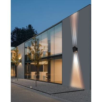 LED Solárne nástenné svietidlo so senzorom LED/2W/5V IP54 1300 mAh