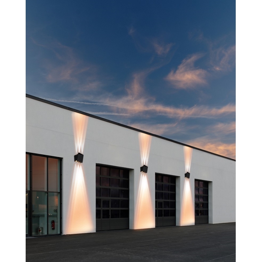 LED Solárne nástenné svietidlo so senzorom LED/2W/5V IP54 1300 mAh