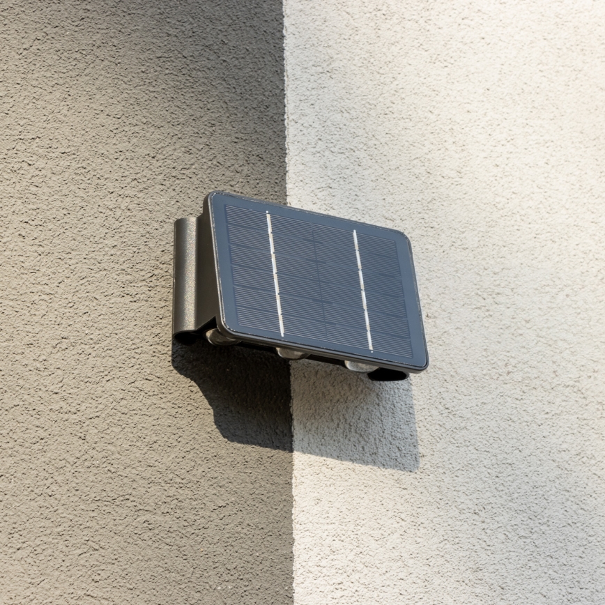 LED Solárne nástenné svietidlo so senzorom LED/2W/5V IP54 1300 mAh