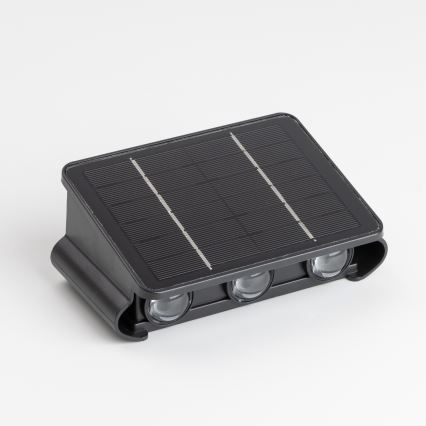 LED Solárne nástenné svietidlo so senzorom LED/2W/5V IP54 1300 mAh