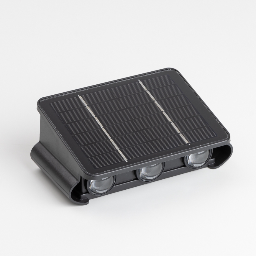 LED Solárne nástenné svietidlo so senzorom LED/2W/5V IP54 1300 mAh