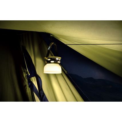 LED RGB Prenosná solárna nabíjacia lampa s LED reťazou LED/10W/5V 3600 mAh IP65 3600 mAh