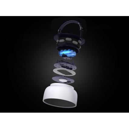LED RGB Prenosná solárna nabíjacia lampa s LED reťazou LED/10W/5V 3600 mAh IP65 3600 mAh
