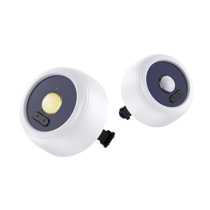 LED RGB Prenosná solárna nabíjacia lampa s LED reťazou LED/10W/5V 3600 mAh IP65 3600 mAh
