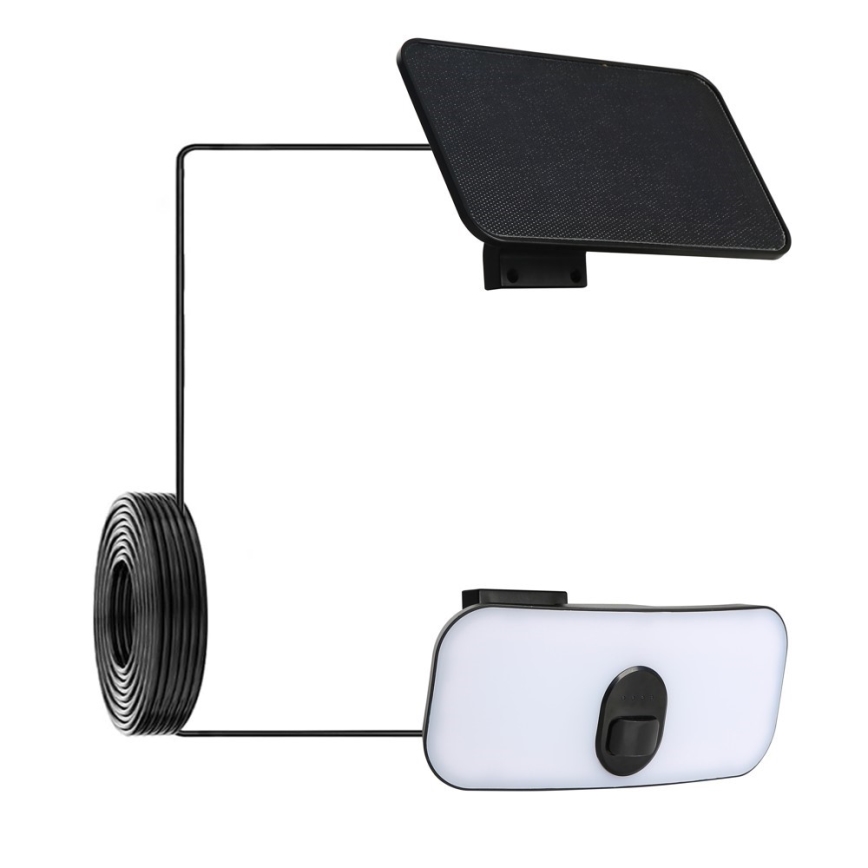 LED Solárne nástenné svietidlo so senzorom LED/13W/3,7V 4000K IP65