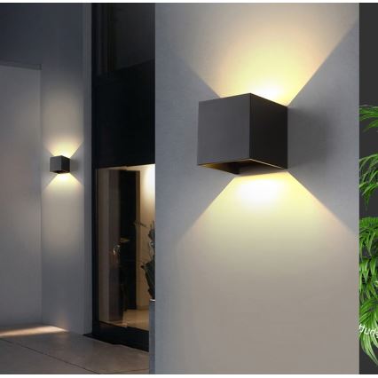 Immax 08510L - LED vonkajšie nástenné svietidlo DICE LED/6W/230V 3000K IP65