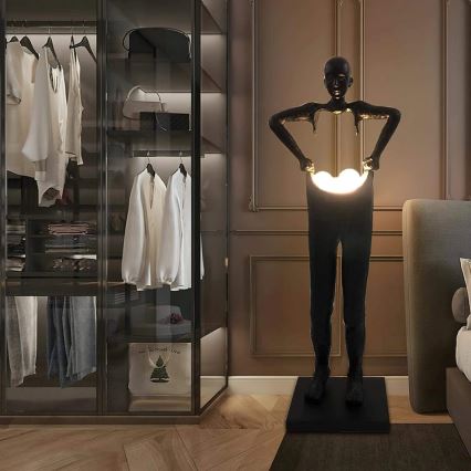 Stojacia lampa SILUETTE 4xG9/10W/230V 185 cm Human Houdini
