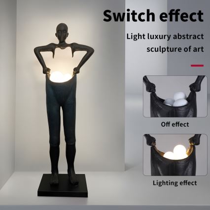Stojacia lampa SILUETTE 4xG9/10W/230V 185 cm Human Houdini