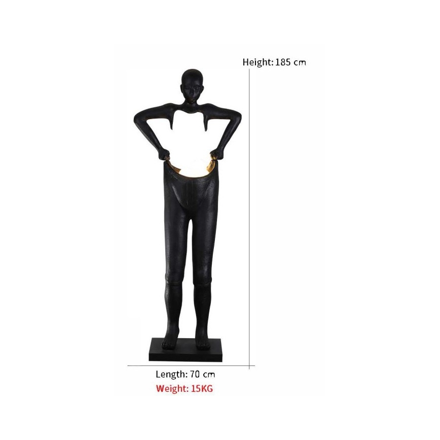 Stojacia lampa SILUETTE 4xG9/10W/230V 185 cm Human Houdini