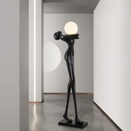 Stojacia lampa SILUETTE 1xE27/25W/230V 175 cm Human Woman