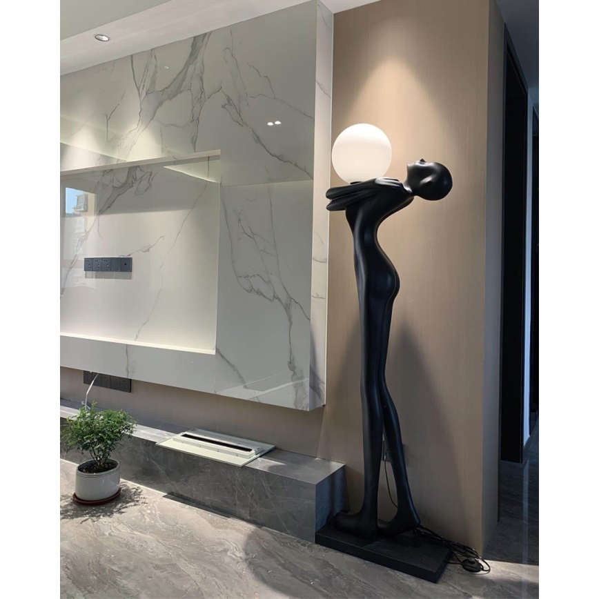 Stojacia lampa SILUETTE 1xE27/25W/230V 175 cm Human Woman