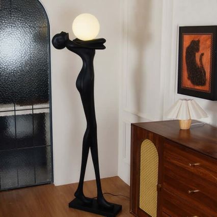 Stojacia lampa SILUETTE 1xE27/25W/230V 175 cm Human Woman