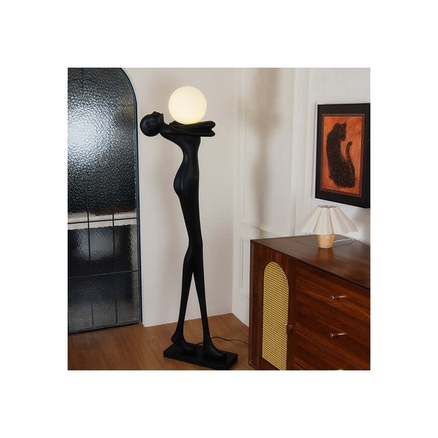 Stojacia lampa SILUETTE 1xE27/25W/230V 175 cm Human Woman