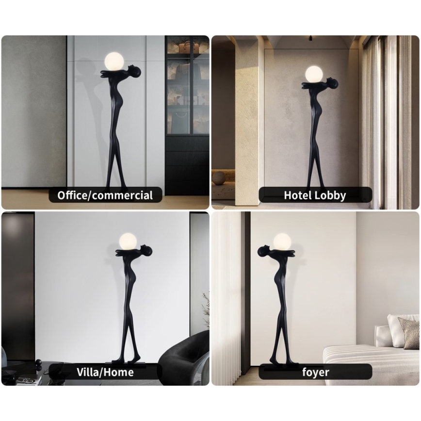 Stojacia lampa SILUETTE 1xE27/25W/230V 175 cm Human Woman