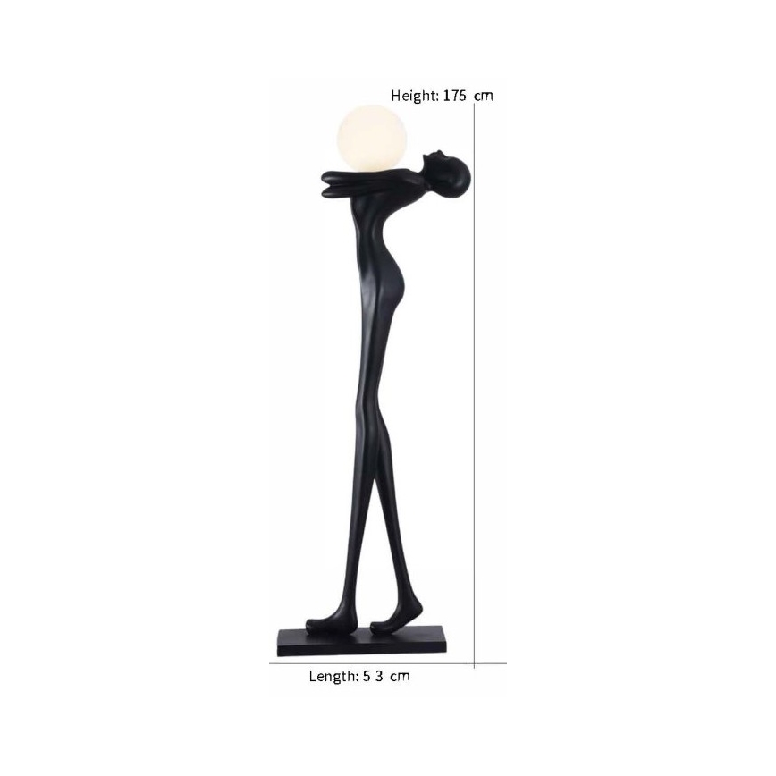 Stojacia lampa SILUETTE 1xE27/25W/230V 175 cm Human Woman