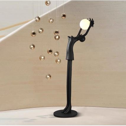 Stojacia lampa SILUETTE 1xE27/25W/230V 210 cm Human Girl