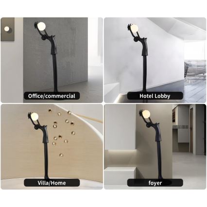 Stojacia lampa SILUETTE 1xE27/25W/230V 210 cm Human Girl