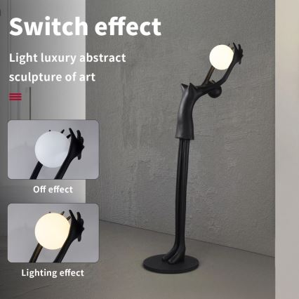 Stojacia lampa SILUETTE 1xE27/25W/230V 210 cm Human Girl