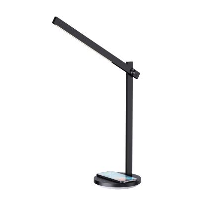 LED Stmievateľná stolná lampa s bezdrôtovým nabíjaním QI BEAM LED/18W/230/12V 2800K/4000K/5000K