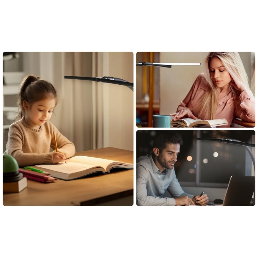 LED Flexibilné stmievateľné osvetlenie monitora OFFICE LED/24W/230V 2700-6300K CRI 95