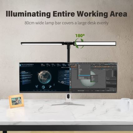 LED Flexibilné stmievateľné osvetlenie monitora OFFICE LED/24W/230V 2700-6300K CRI 95