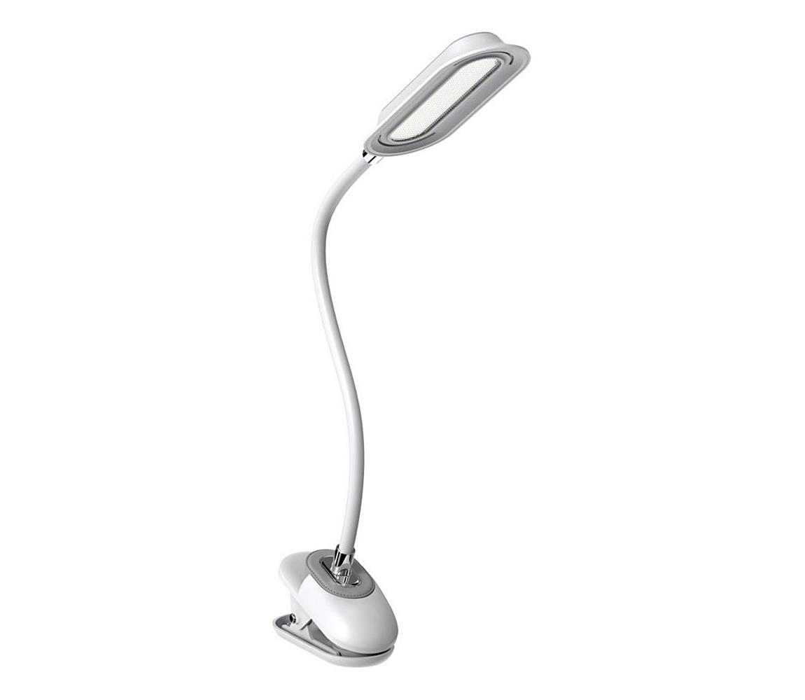 08997L - LED+CCT stmievateľná stolná lampa s klipom CLIP 7,5W/230V biela 08997L