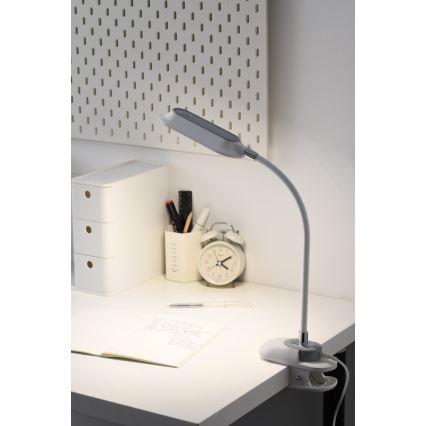 LED+CCT Stmievateľná stolová lampa s klipom CLIP LED/7,5W/230V 3000/4200/5000K biela