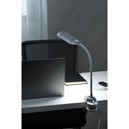 LED+CCT Stmievateľná stolová lampa s klipom CLIP LED/7,5W/230V 3000/4200/5000K biela