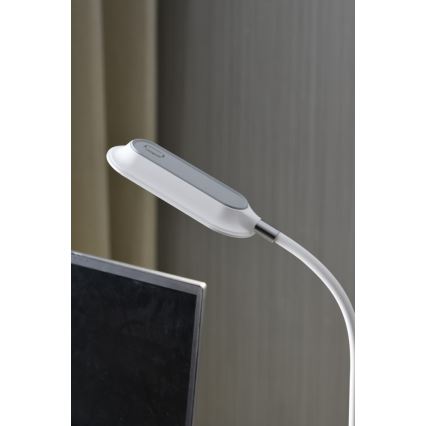 LED+CCT Stmievateľná stolová lampa s klipom CLIP LED/7,5W/230V 3000/4200/5000K biela