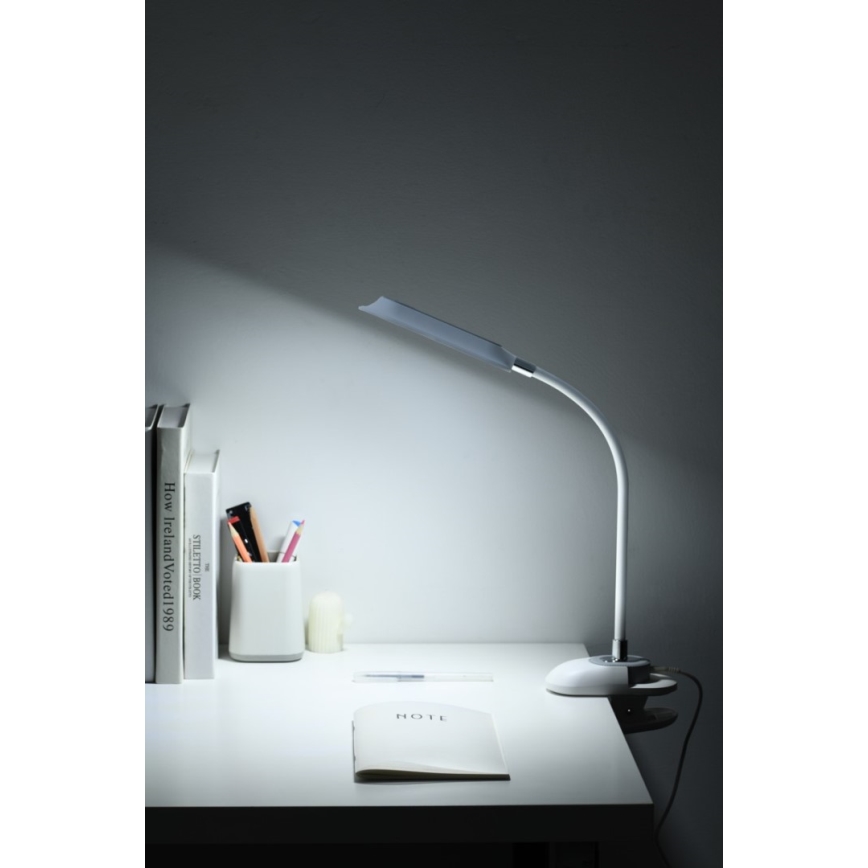 LED+CCT Stmievateľná stolová lampa s klipom CLIP LED/7,5W/230V 3000/4200/5000K biela