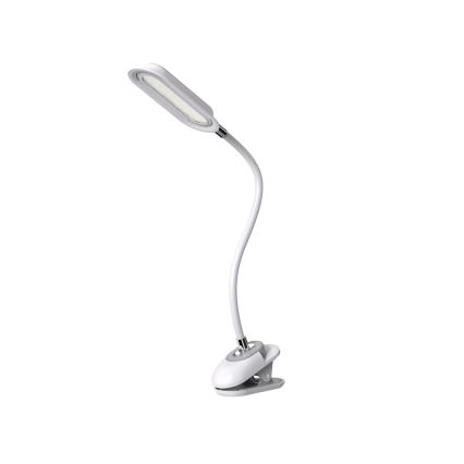 LED+CCT Stmievateľná stolová lampa s klipom CLIP LED/7,5W/230V 3000/4200/5000K biela