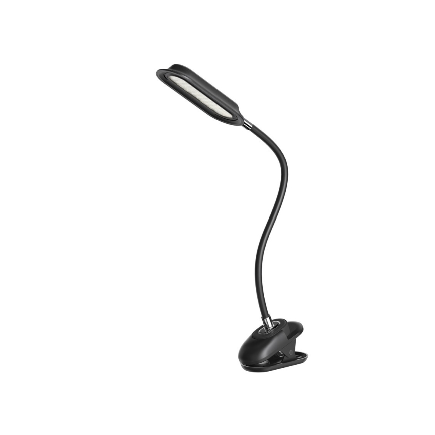LED+CCT Stmievateľná stolná lampa s klipom CLIP LED/7,5W/230V 3000/4200/5000K čierna