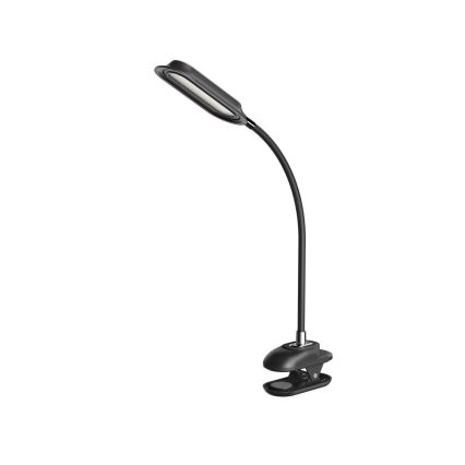 LED+CCT Stmievateľná stolná lampa s klipom CLIP LED/7,5W/230V 3000/4200/5000K čierna