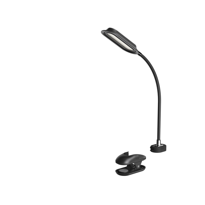 LED+CCT Stmievateľná stolná lampa s klipom CLIP LED/7,5W/230V 3000/4200/5000K čierna