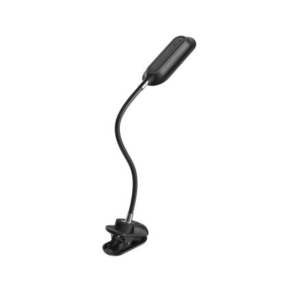 LED+CCT Stmievateľná stolná lampa s klipom CLIP LED/7,5W/230V 3000/4200/5000K čierna