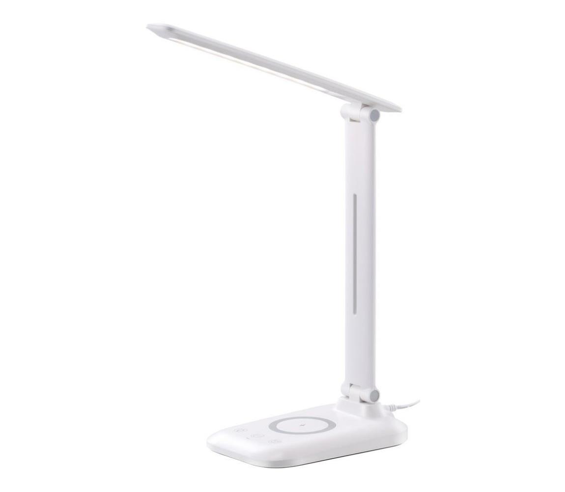 09107L - LED stmievateľná stolná lampa s bezdrôtovým nabíjaním QI LUMI LED/7W/230V biela 09107L