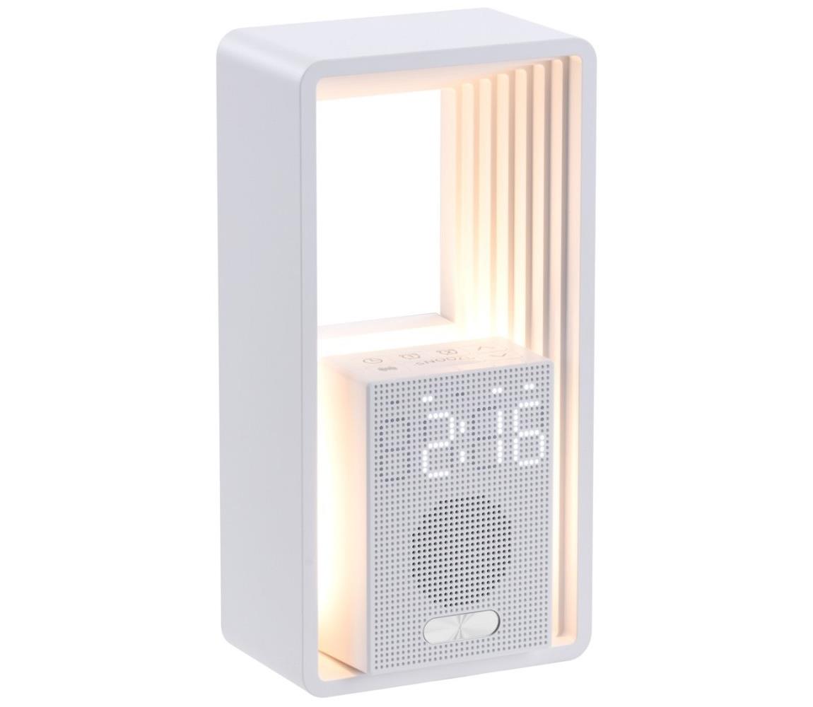 09113L - LED stolná lampa s budíkom a nabíjaním CALM LED/3,5W/5V 09113L